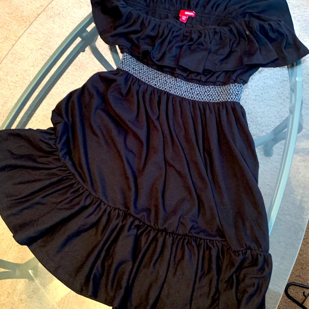 Halter black dress
